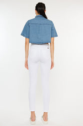Kancan Women's High Rise Ankle Skinny Jeans - Flattering & Stylish Denim